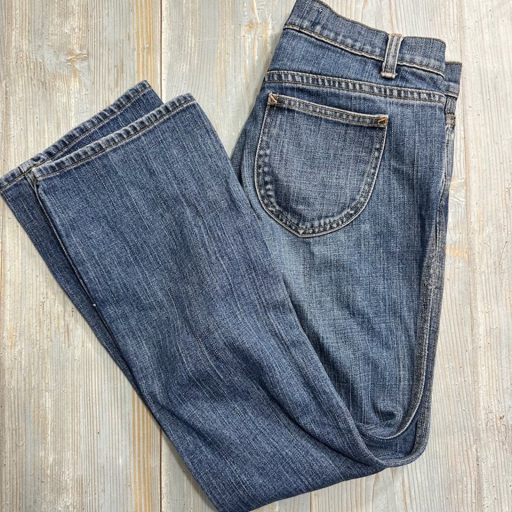 Vintage Y2K Stonewashed GAP Low Rise Stretch Capri 2 R